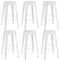 vidaXL 7 Piece Bar Set White