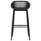 vidaXL 5 Piece Bar Set Black