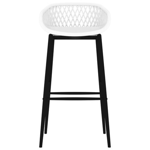 vidaXL 5 Piece Bar Set Black and White