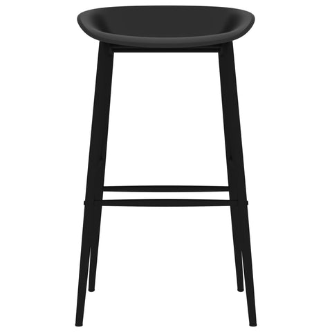 vidaXL 5 Piece Bar Set Black