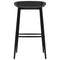 vidaXL 5 Piece Bar Set Black