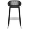 vidaXL 7 Piece Bar Set Black