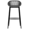 vidaXL 7 Piece Bar Set Black and Grey