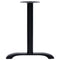 vidaXL Bistro Table Legs 2 pcs Black 61x8x72 cm Cast Iron