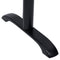 vidaXL Bistro Table Legs 2 pcs Black 61x8x72 cm Cast Iron