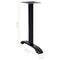 vidaXL Bistro Table Legs 2 pcs Black 61x8x72 cm Cast Iron