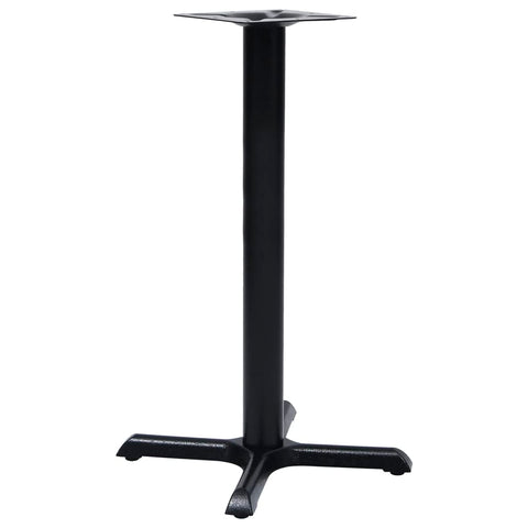 vidaXL Bistro Table Leg Black 56x56x72 cm Cast Iron