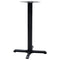 vidaXL Bistro Table Leg Black 56x56x72 cm Cast Iron