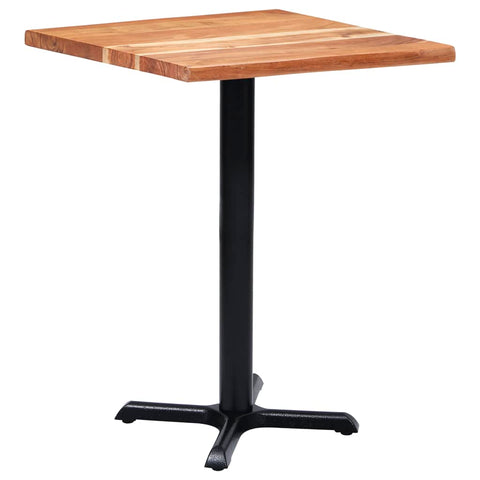 vidaXL Bistro Table Leg Black 56x56x72 cm Cast Iron