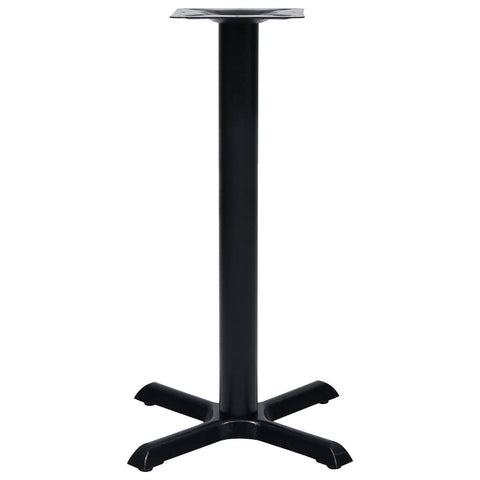 vidaXL Bistro Table Leg Black 56x56x72 cm Cast Iron