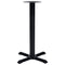 vidaXL Bistro Table Leg Black 56x56x72 cm Cast Iron