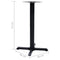 vidaXL Bistro Table Leg Black 56x56x72 cm Cast Iron