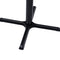 vidaXL Bistro Table Leg Black 76x76x72 cm Cast Iron