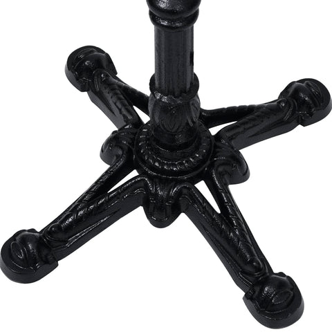 vidaXL Bistro Table Leg Black 52x52x72 cm Cast Iron