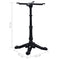 vidaXL Bistro Table Leg Black 52x52x72 cm Cast Iron