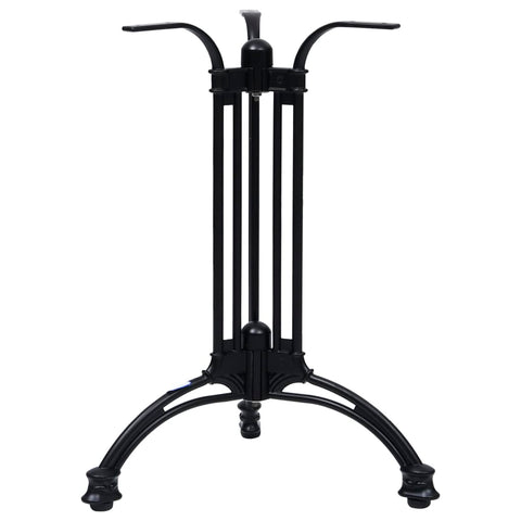 vidaXL Bistro Table Leg Black Ø60x72 cm Cast Aluminium