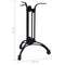 vidaXL Bistro Table Leg Black Ø60x72 cm Cast Aluminium