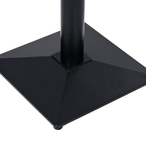 vidaXL Bistro Table Leg Black 41x41x72 cm Cast Iron