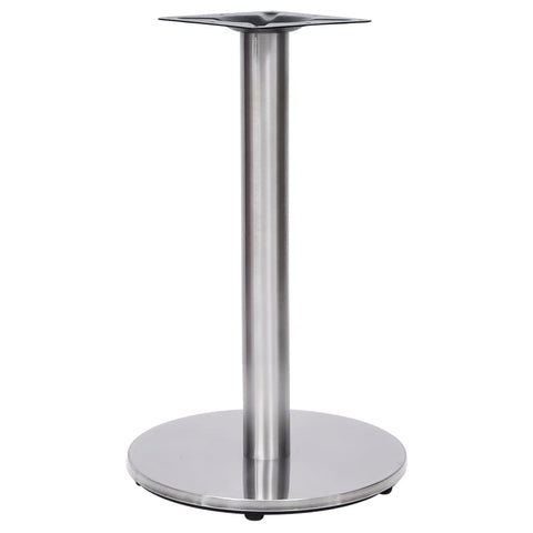 vidaXL Bistro Table Leg Silver Ø45x72 cm Stainless Steel