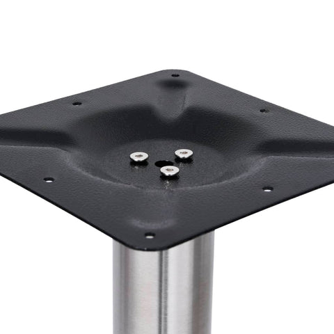 vidaXL Bistro Table Leg Silver Ø45x72 cm Stainless Steel