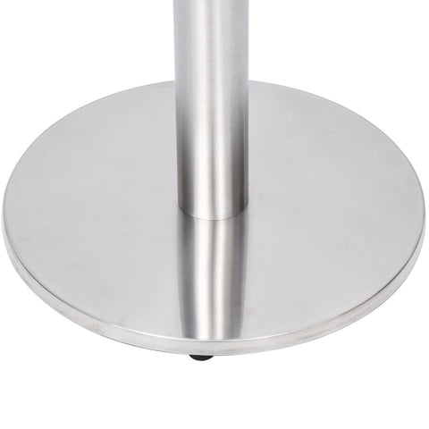 vidaXL Bistro Table Leg Silver Ø45x72 cm Stainless Steel