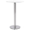 vidaXL Bistro Table Leg Silver Ø45x107 cm Stainless Steel