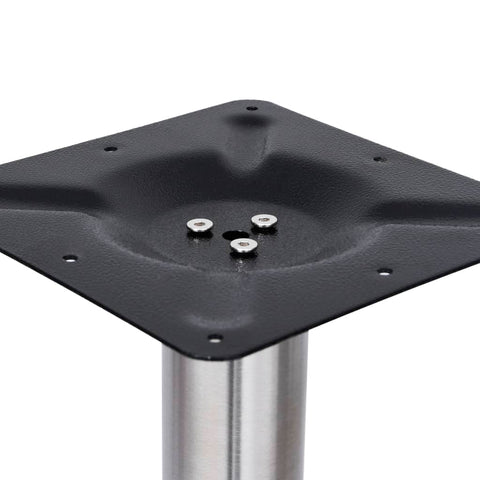 vidaXL Bistro Table Leg Silver Ø45x107 cm Stainless Steel
