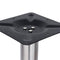 vidaXL Bistro Table Leg Silver Ø45x107 cm Stainless Steel
