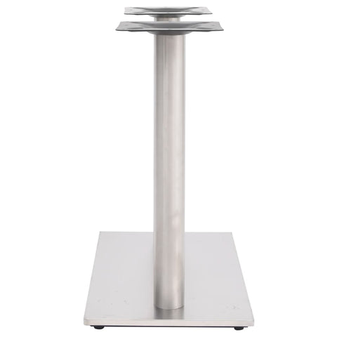 vidaXL Bistro Table Leg Silver 70x40x72 cm Stainless Steel