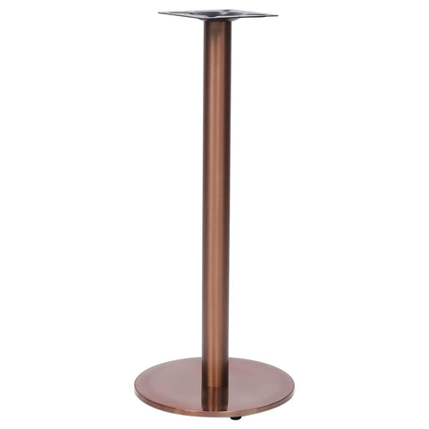 vidaXL Bistro Table Leg Gold Ø45x107 cm Stainless Steel