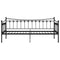 vidaXL Sofa Bed Frame without Mattress Black Metal 90x200 cm