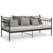 vidaXL Sofa Bed Frame without Mattress Black Metal 90x200 cm
