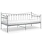 vidaXL Sofa Bed Frame without Mattress Grey Metal 90x200 cm