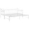vidaXL Pull-out Sofa Bed Frame without Mattress White Metal 90x200 cm