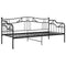 vidaXL Sofa Bed Frame without Mattress Black Metal 90x200 cm