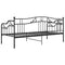 vidaXL Sofa Bed Frame without Mattress Black Metal 90x200 cm