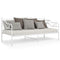 vidaXL Sofa Bed Frame without Mattress White Metal 90x200 cm