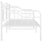 vidaXL Sofa Bed Frame without Mattress White Metal 90x200 cm