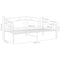 vidaXL Sofa Bed Frame without Mattress White Metal 90x200 cm