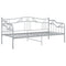 vidaXL Sofa Bed Frame without Mattress Grey Metal 90x200 cm