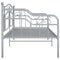 vidaXL Sofa Bed Frame without Mattress Grey Metal 90x200 cm