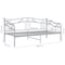 vidaXL Sofa Bed Frame without Mattress Grey Metal 90x200 cm