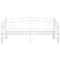 vidaXL Pull-out Sofa Bed Frame without Mattress White Metal 90x200 cm