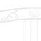 vidaXL Pull-out Sofa Bed Frame without Mattress White Metal 90x200 cm
