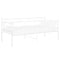 vidaXL Sofa Bed Frame without Mattress White Metal 90x200 cm