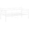 vidaXL Sofa Bed Frame without Mattress White Metal 90x200 cm