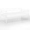vidaXL Pull-out Sofa Bed Frame without Mattress White Metal 90x200 cm