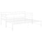 vidaXL Pull-out Sofa Bed Frame without Mattress White Metal 90x200 cm