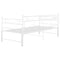 vidaXL Pull-out Sofa Bed Frame without Mattress White Metal 90x200 cm