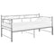 vidaXL Pull-out Sofa Bed Frame without Mattress Grey Metal 90x200 cm